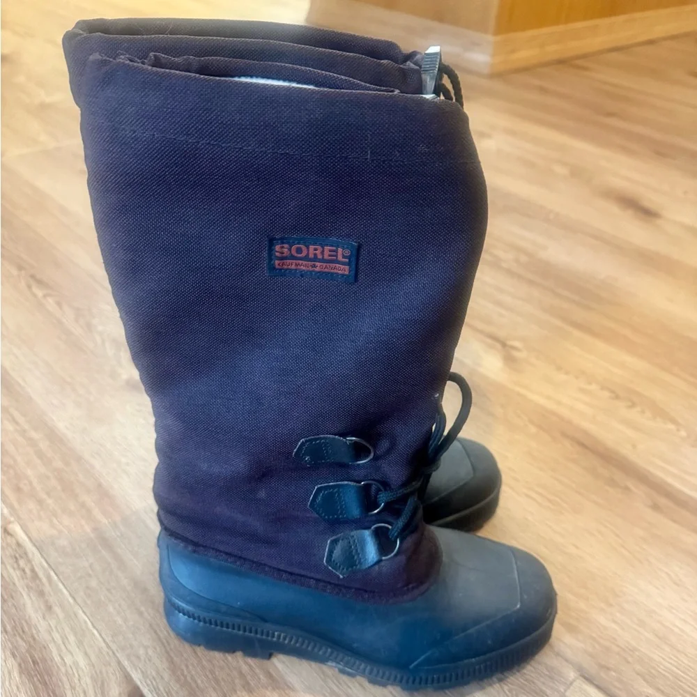 SOREL Kaufman Snowcap Tall Women's 8 Winter Boots Waterproof Insulated Snow Boot